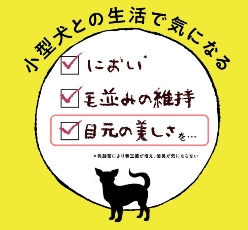 小型犬の気になるをサポート