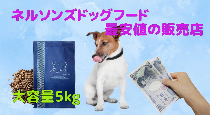 ネルソンズドッグフード最安値