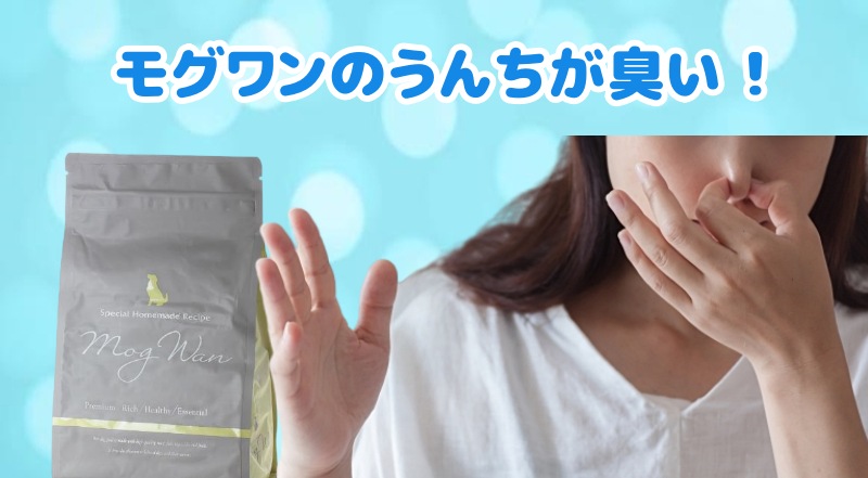 モグワンのうんちが臭い