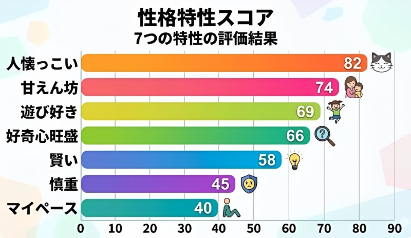 ハチワレキジ猫の性格